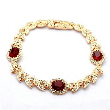 Purple Crystal Rose Gold Color Bracelet Genuine Crystals for Women - Super Amazing Store