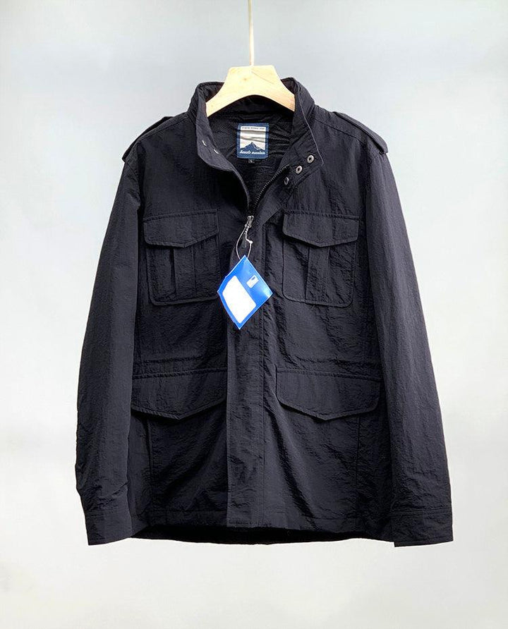 Cargo Jacket Thin Coat Loose For Foreign Trade Men Q2