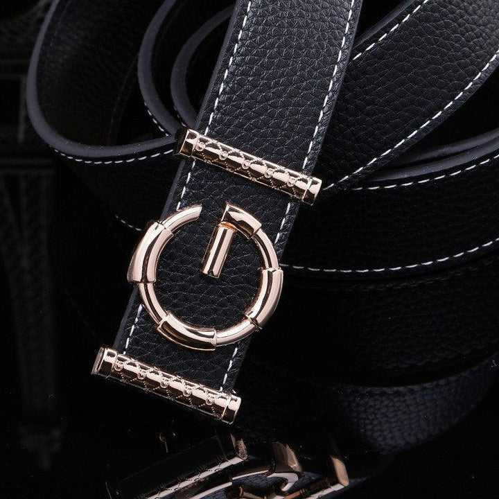 Ladies luxury belts cummerbunds for women G buckle Belt Genuine Leather belt Fashion genuine leather men belts buckle - Super Amazing Store