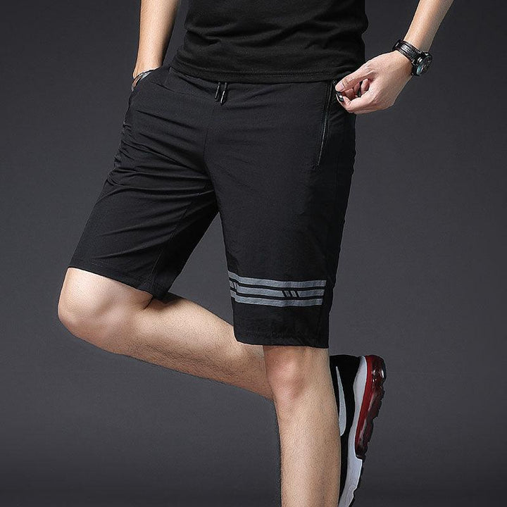 Zipper pocket short quick drying stretch pants for men - Super Amazing Store