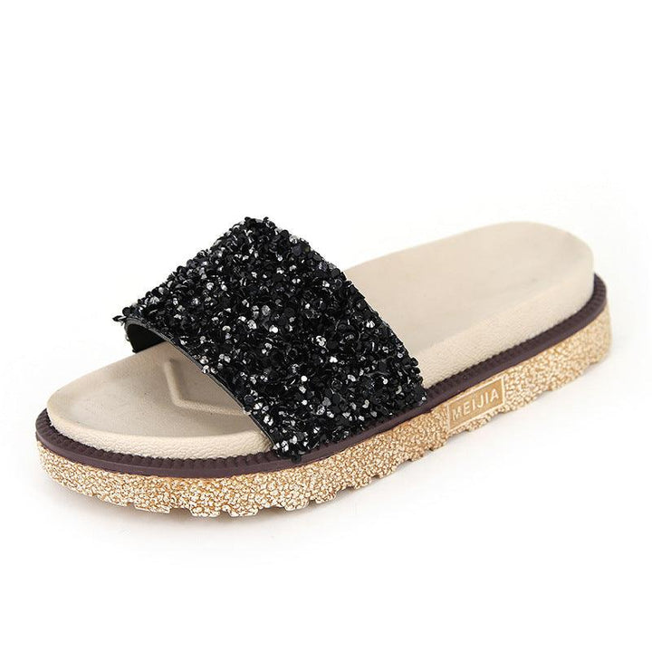 Rhinestone slippers - Super Amazing Store