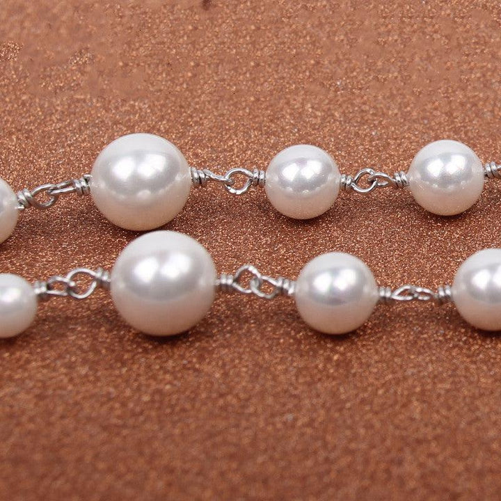 Natural shell beads pearl necklace - Super Amazing Store