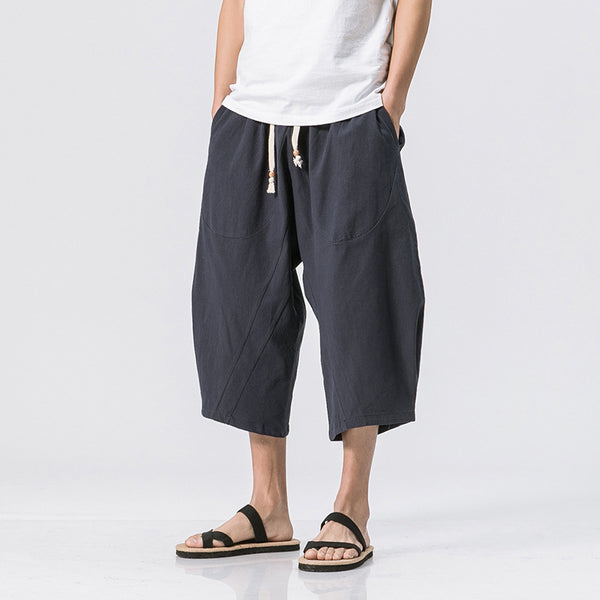 Chinese Style Cotton And Harem Pants-Super Amazing Store