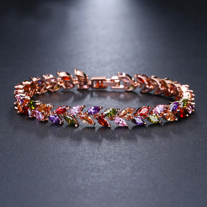 Fashion horse eye zircon bracelet Q2