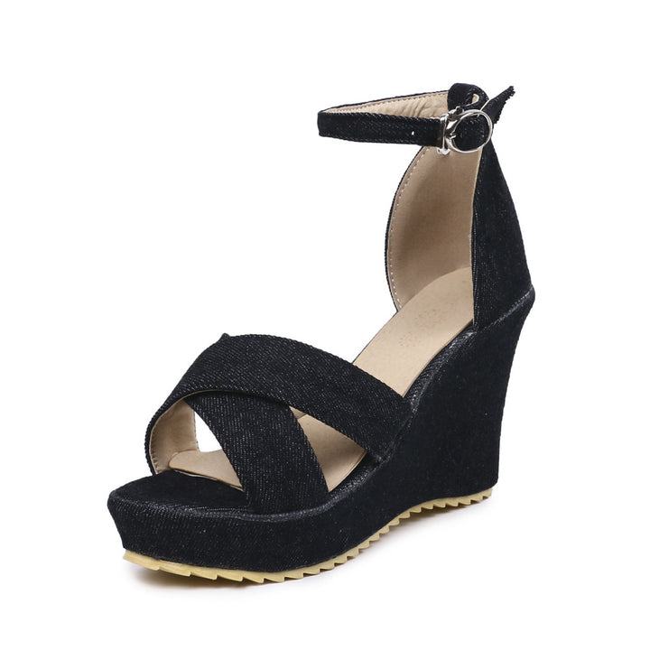 Ladies High Heel Strapped Sandals Q2