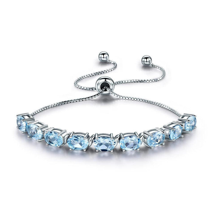 Topaz aquamarine bracelet - Super Amazing Store