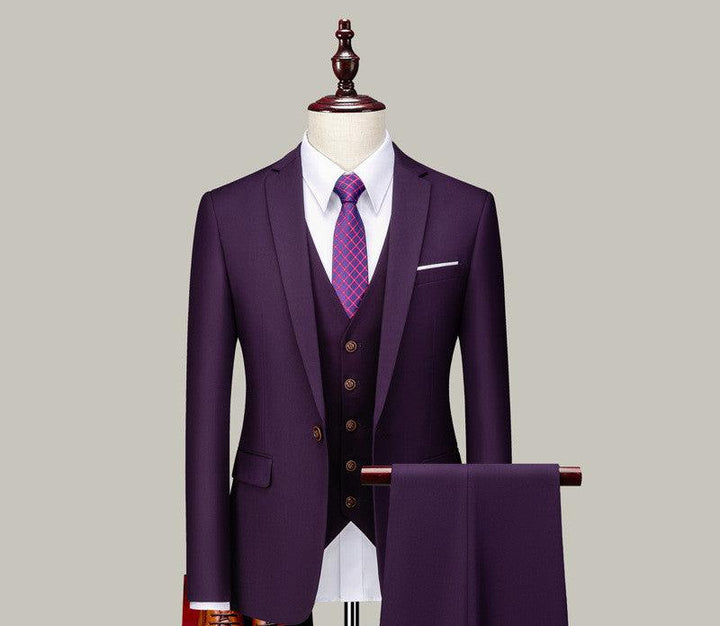 Men's Three-piece Suits For Groomsmen - Super Amazing Store