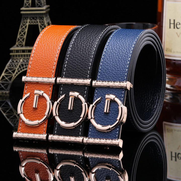 Ladies luxury belts cummerbunds for women G buckle Belt Genuine Leather belt Fashion genuine leather men belts buckle - Super Amazing Store