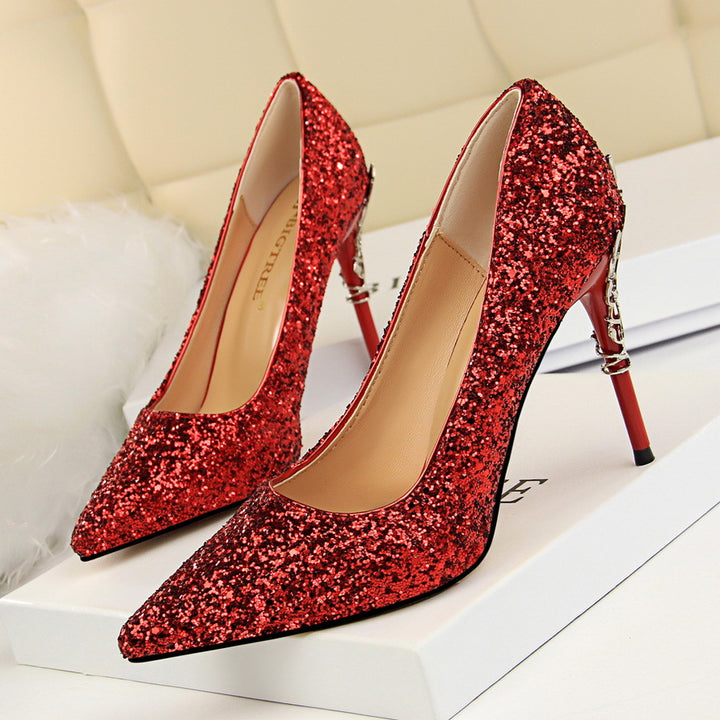 Glitter Base High Heels - Super Amazing Store