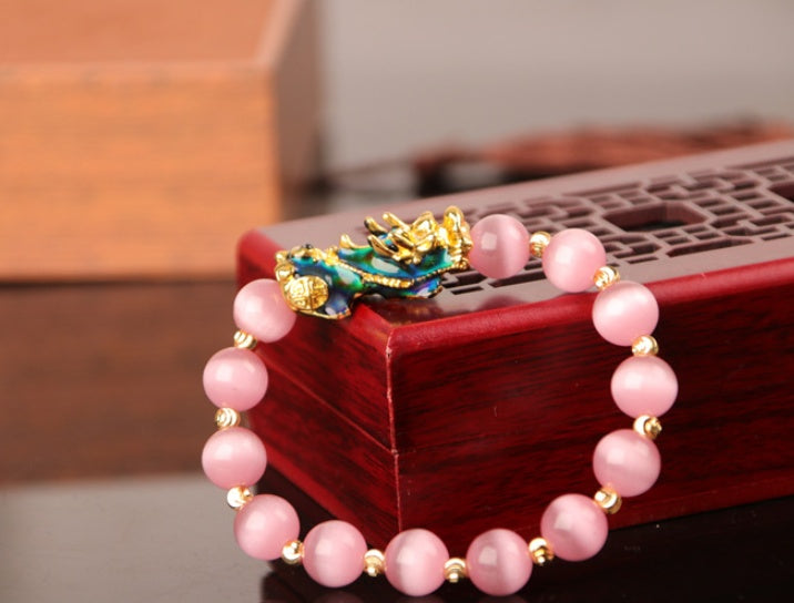 3D Gold Plated PiXiu Bracelet Q2