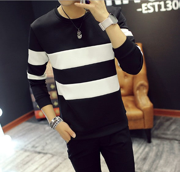 Long sleeve stitching bottoming shirt - Super Amazing Store