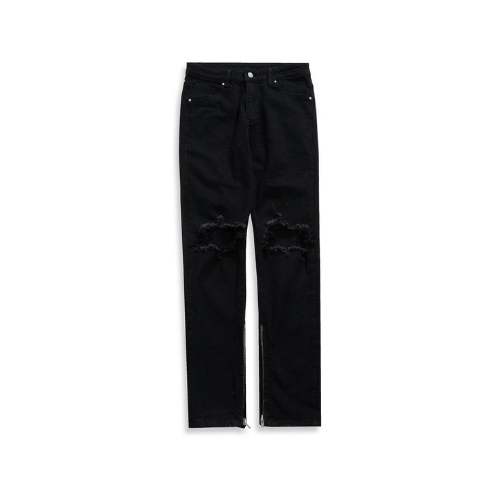 Zipper trousers high street jeans trend - Super Amazing Store