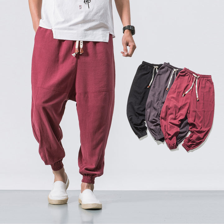 Men's Hip Hop Streetwear Gym Joggers Pants Drawstring Elastic Pockets Tapered Sweatpants-Super Amazing Store