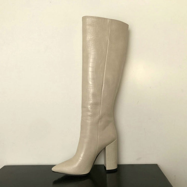 Large chunky high boots for women - Super Amazing Store