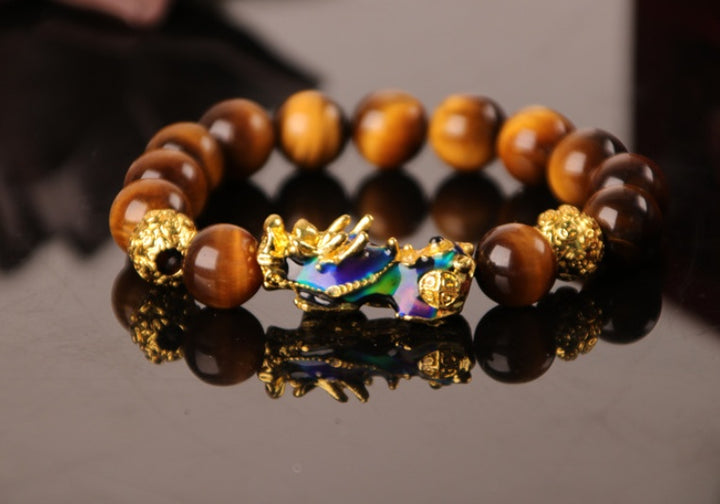 3D Gold Plated PiXiu Bracelet Q2