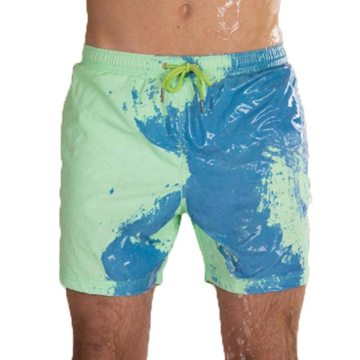 Magical Change Color Beach Shorts Summer Men Swimming Trunks Swimwear Swimsuit Quick Dry bathing shorts Beach Pant - Super Amazing Store