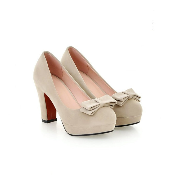 Platform Bow High Heels - Super Amazing Store