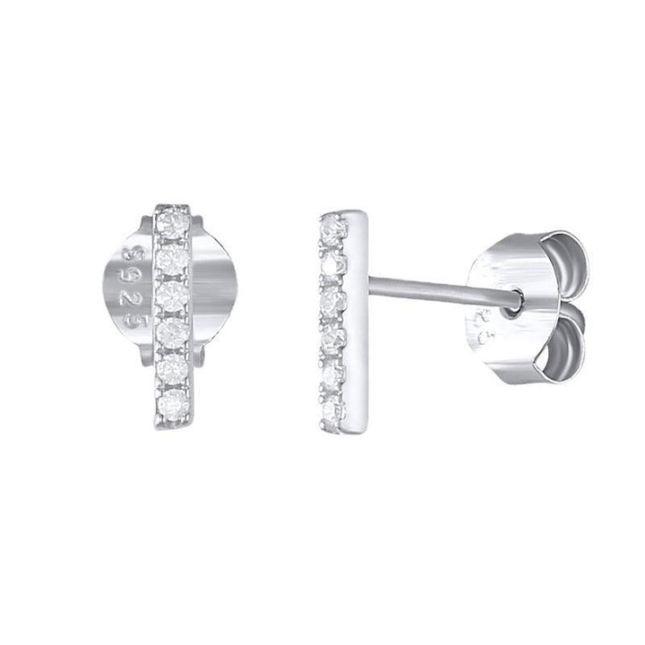 S925 Sterling Silver Single Row Ball Stud Earrings - Super Amazing Store