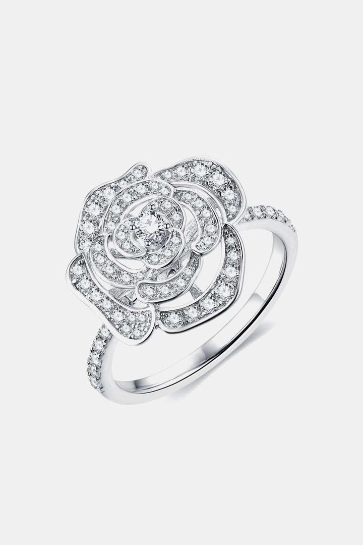 3.4 Carat Moissanite Flower Shape Ring - Super Amazing Store