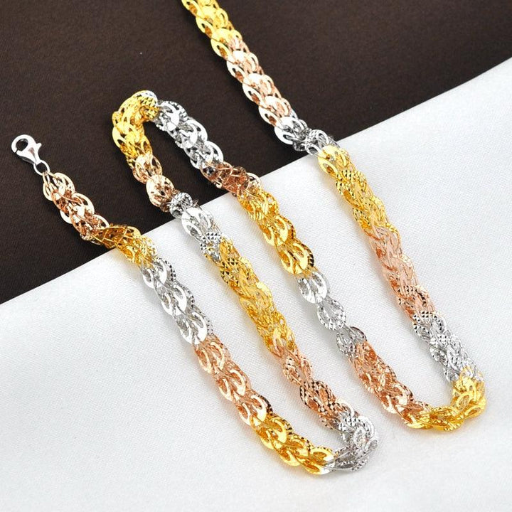 Silver Phoenix Tail Chain Necklace Female Color Gold Necklace - Super Amazing Store