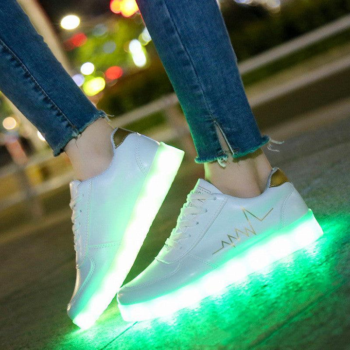 Luminous Shoes Usb Charging Led Flash Shoes Luminous Women's Shoes - Super Amazing Store