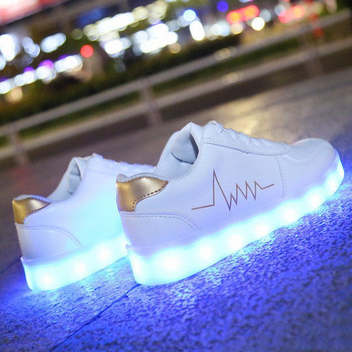 Luminous Shoes Usb Charging Led Flash Shoes Luminous Women's Shoes - Super Amazing Store