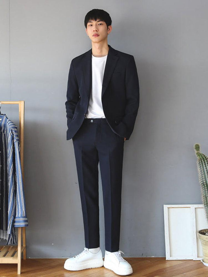 Men's Suits, Formal Wear, Casual Korean Style Autumn Professional Fit - Super Amazing Store