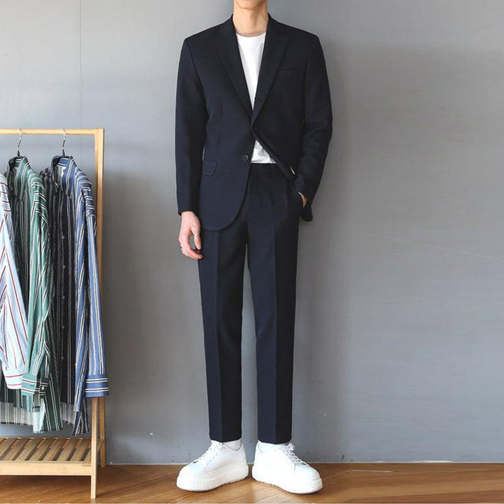 Men's Suits, Formal Wear, Casual Korean Style Autumn Professional Fit - Super Amazing Store