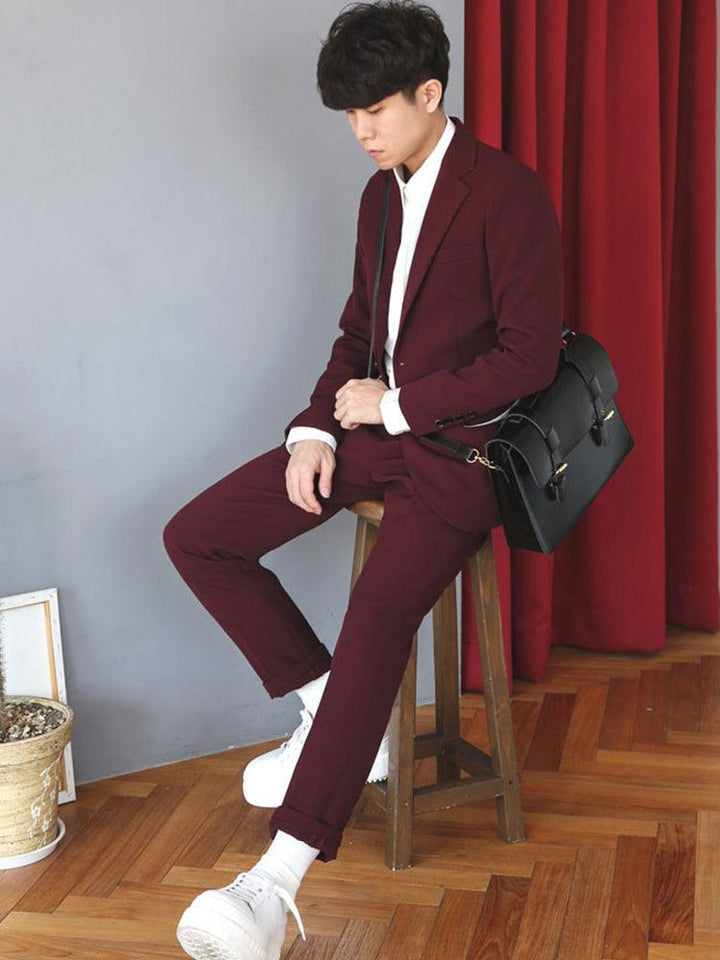 Men's Suits, Formal Wear, Casual Korean Style Autumn Professional Fit - Super Amazing Store