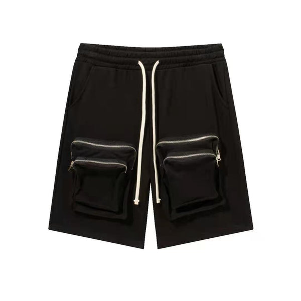 11 BYBB'S DARK Tactical Zipper Pockets Cargo Shorts Men Streetwear Functional Washed Short Pants Summer Joggers Men Shorts - Super Amazing Store