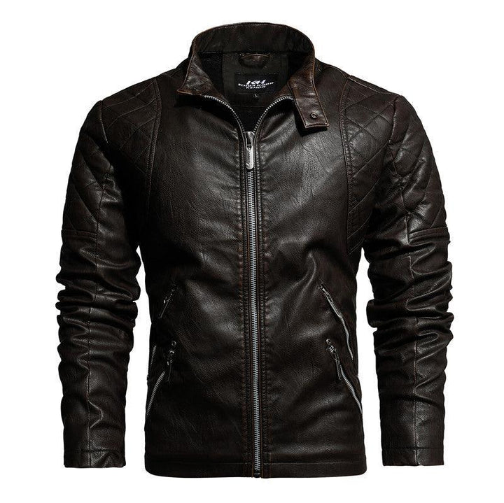 Men's Fashion Trendy Men Autumn And Winter Leather Jackets - Super Amazing Store