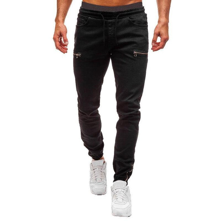 White Pants Jeans Trousers For Men Retro Party Work Mens - Super Amazing Store