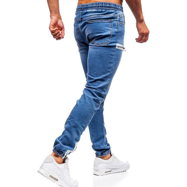 White Pants Jeans Trousers For Men Retro Party Work Mens - Super Amazing Store