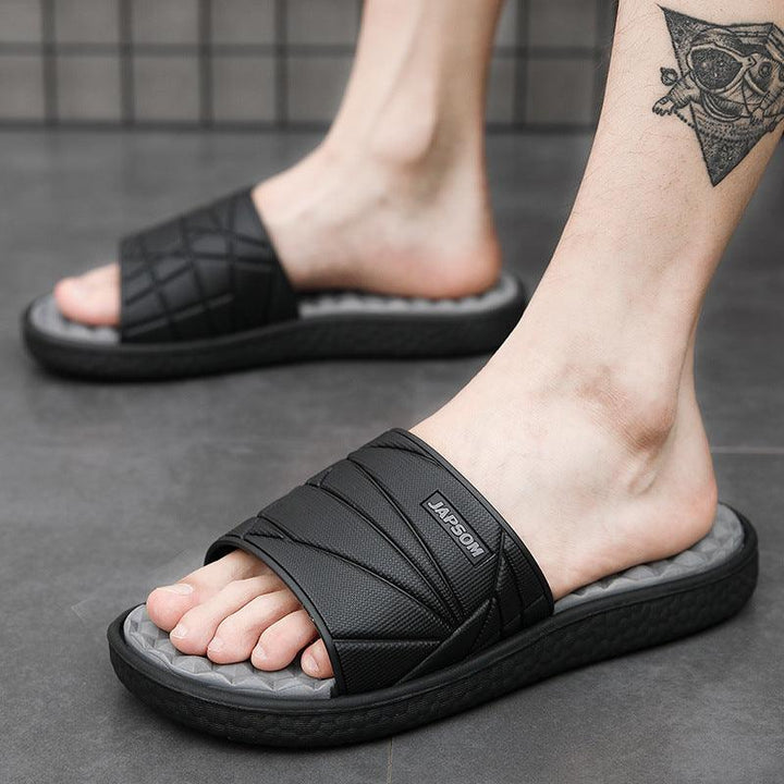 Cross-Border Plus Size Summer New Men's Home Slippers Indoor And Outdoor Slippers Fashion Trend Home Slippers - Super Amazing Store