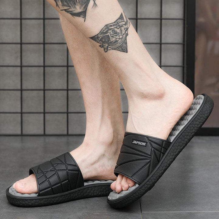 Cross-Border Plus Size Summer New Men's Home Slippers Indoor And Outdoor Slippers Fashion Trend Home Slippers - Super Amazing Store