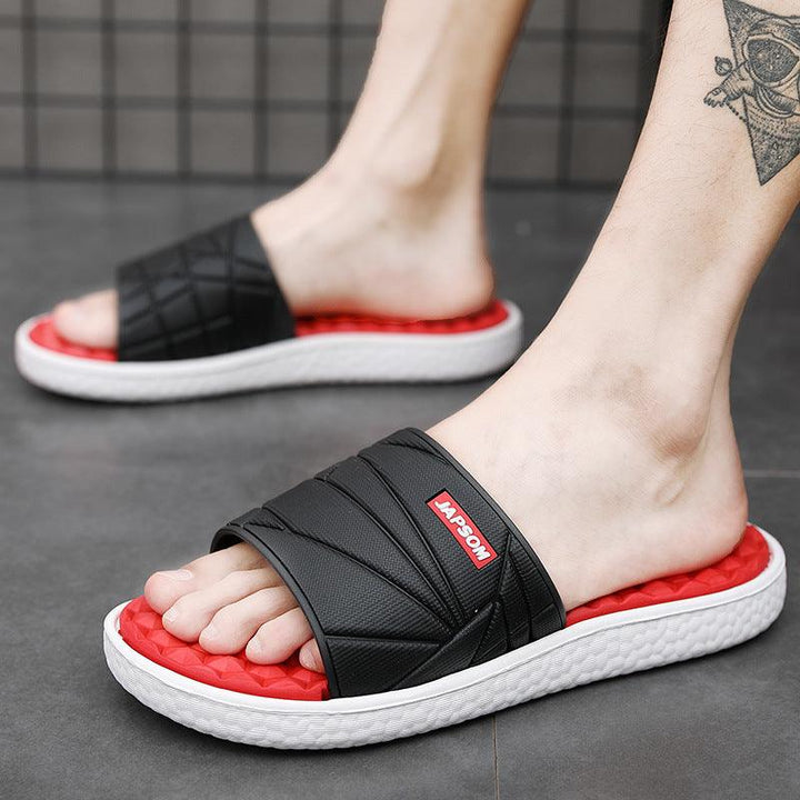 Cross-Border Plus Size Summer New Men's Home Slippers Indoor And Outdoor Slippers Fashion Trend Home Slippers - Super Amazing Store