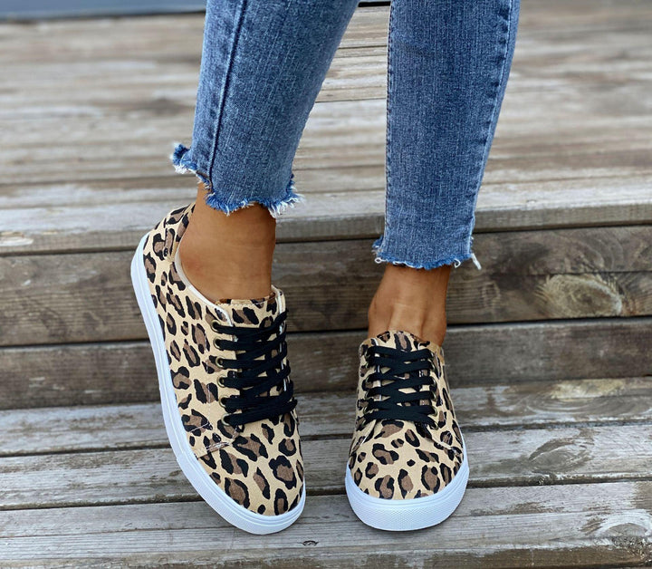 Leopard Casual Canvas Shoes - Super Amazing Store