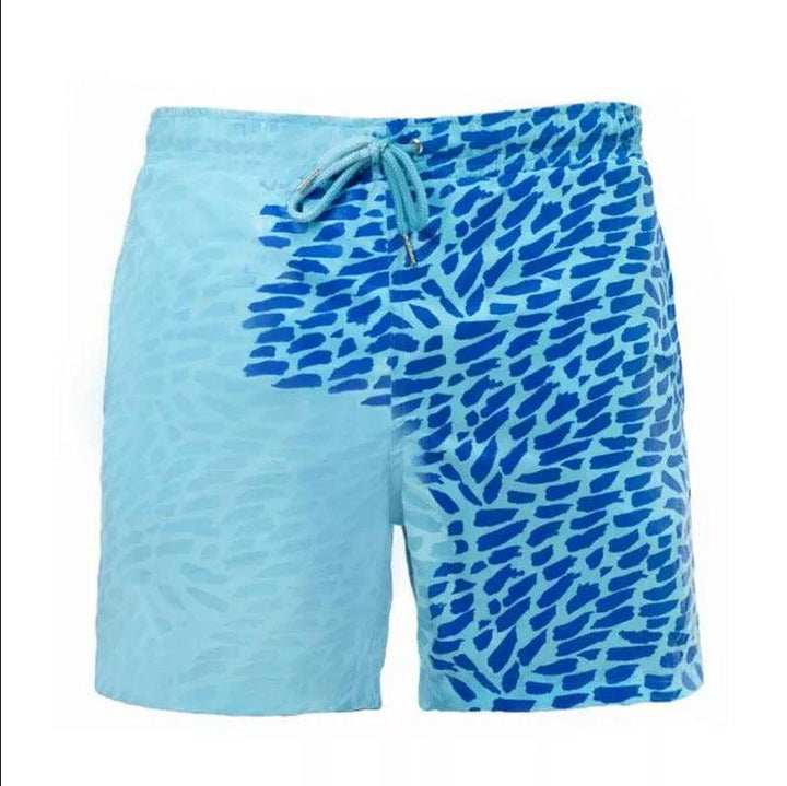 Magical Change Color Beach Shorts Summer Men Swimming Trunks Swimwear Swimsuit Quick Dry bathing shorts Beach Pant - Super Amazing Store