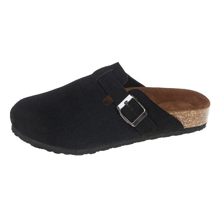 Baotou Slippers Female Couple Cork Drag - Super Amazing Store