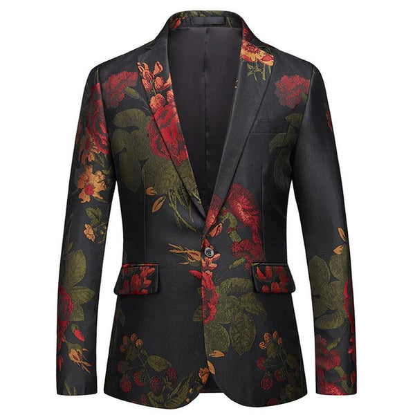 Korean Style Slim Suit Jacket Men - Super Amazing Store