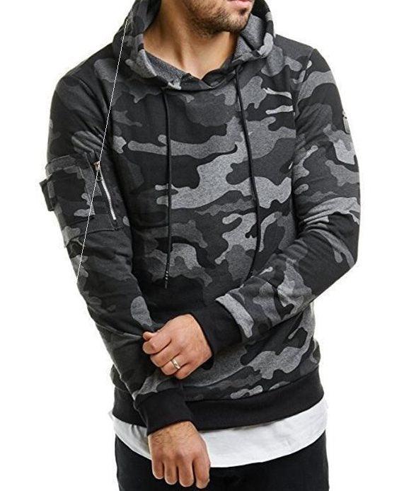 Fall New Fashion Casual Hooded Slim Pullover Sweater Men - Super Amazing Store