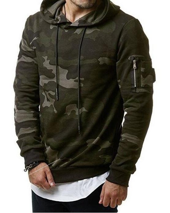 Fall New Fashion Casual Hooded Slim Pullover Sweater Men - Super Amazing Store