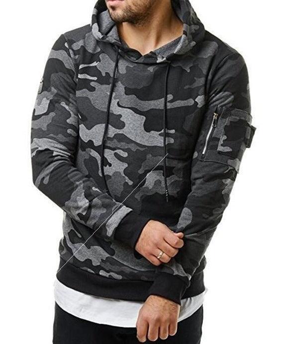 Fall New Fashion Casual Hooded Slim Pullover Sweater Men - Super Amazing Store