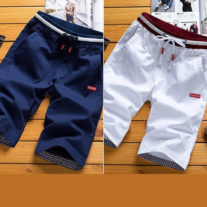 Cotton Shorts Men''s Capris Trend Summer Casual Loose Tooling Capris Wear Big Underpants - Super Amazing Store