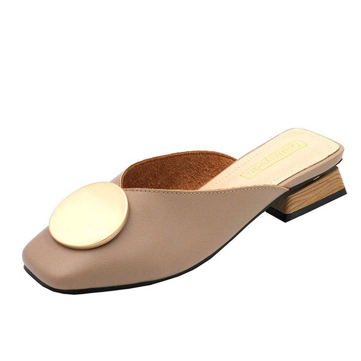 Baotou Half Slippers For Women Outside Wear - Super Amazing Store