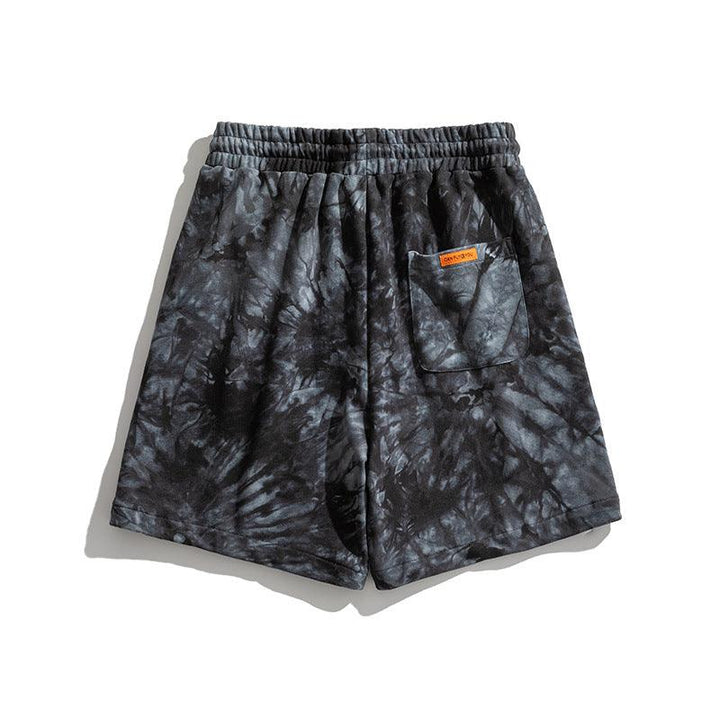 New Summer Hong Kong Style Ins Tie-Dye Shorts Men - Super Amazing Store