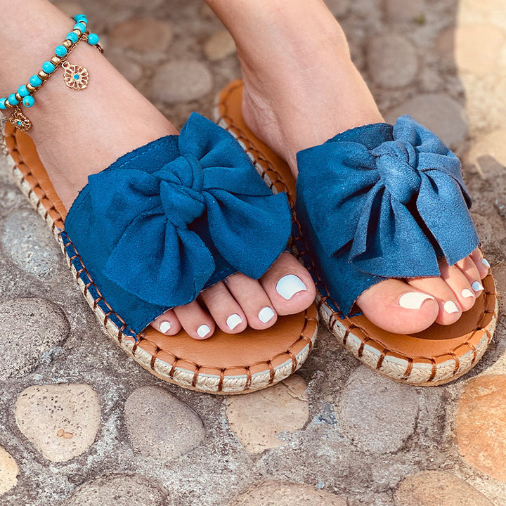 Outdoor Beach Bow Flat Sandals For Women - Super Amazing Store