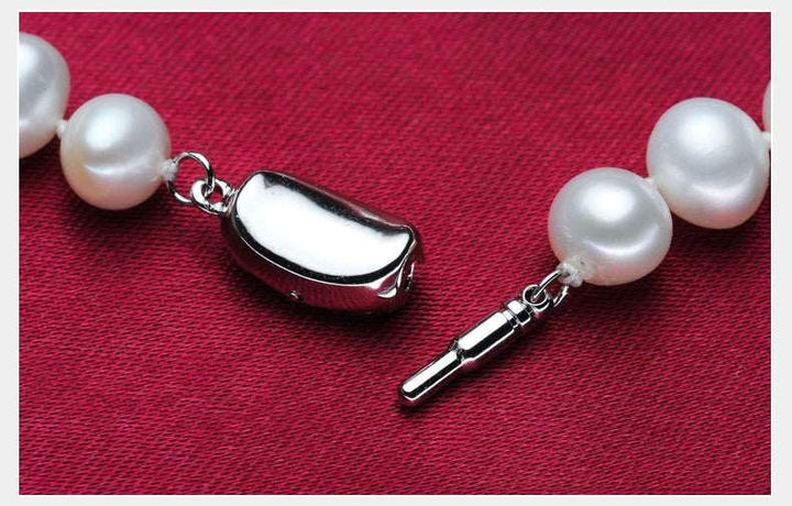 8-9Mm Freshwater Pearl Bracelet, Steamed Buns, Round And Strong Light, Basically Flawless Pearl Jewelry Accessories - Super Amazing Store