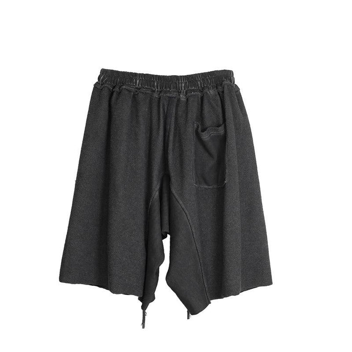 Washed And Worn Terry Stitching Shorts Men - Super Amazing Store