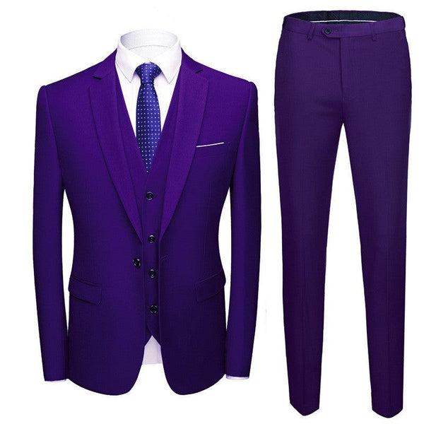 Men s Business Suits Wedding Dress Suit Set - Super Amazing Store